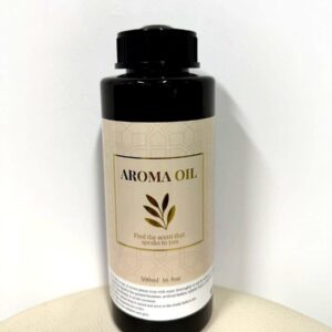 Premium gold gift box packaging for Scentvita 500ml fragrance essential oil.