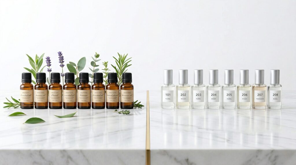 Fragrance oil vs essential oil comparison for commercial diffusers – Scentvita