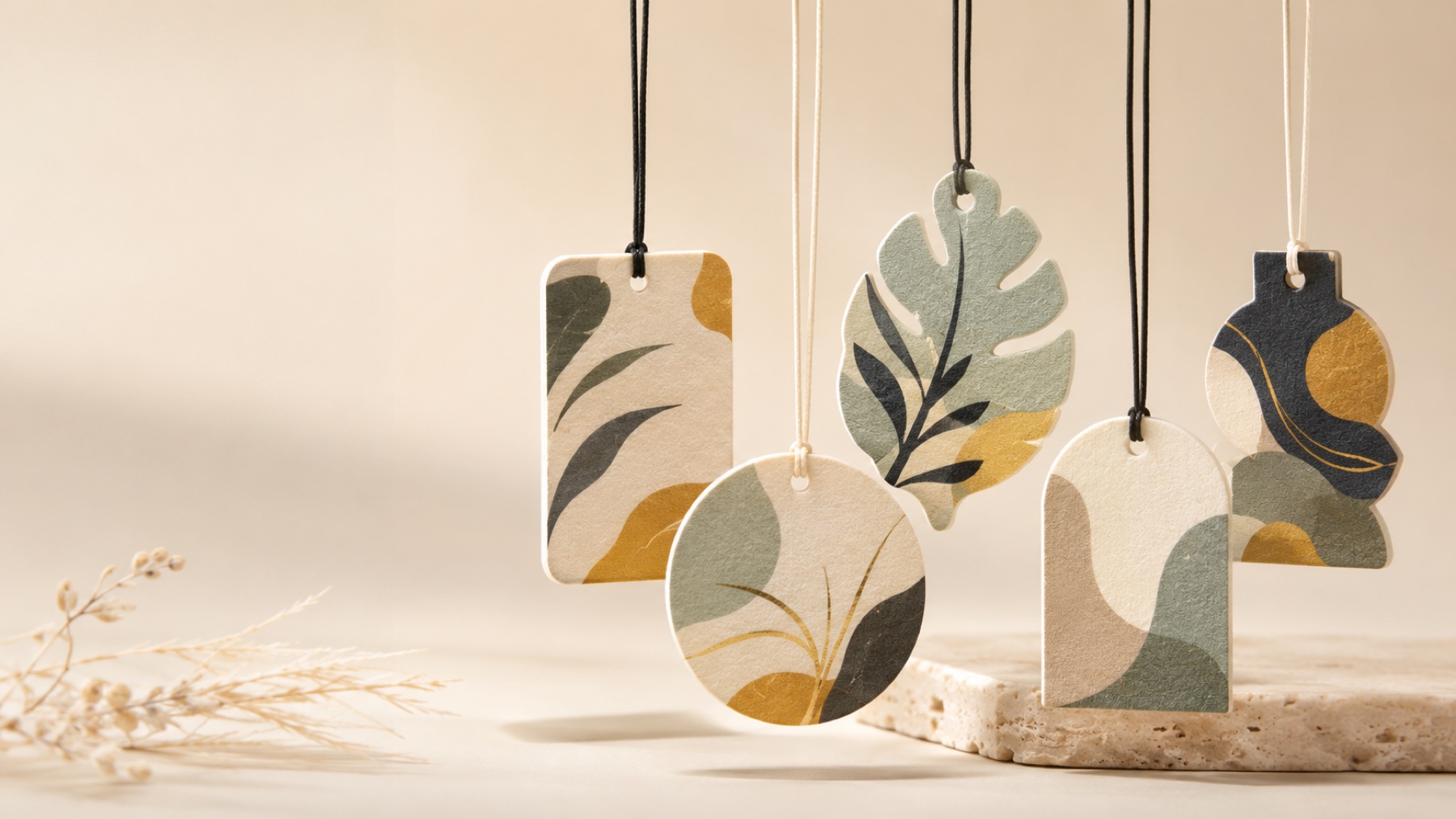 Custom scented cards and hanging air fresheners