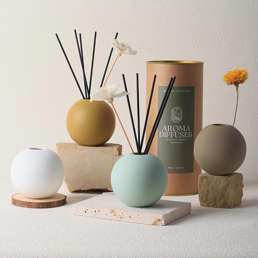 SV-RD06 matte round reed diffuser bottle collection – Scentvita